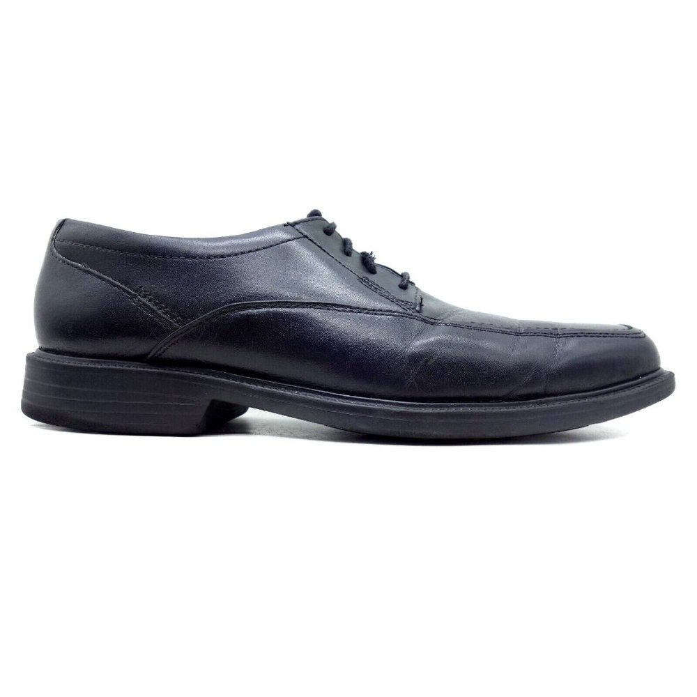 Black Leather Lace Up Dress Oxfords Shoes Men's 10.5 M